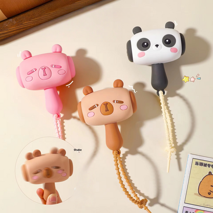 Capybara Panda Shaking Keychain