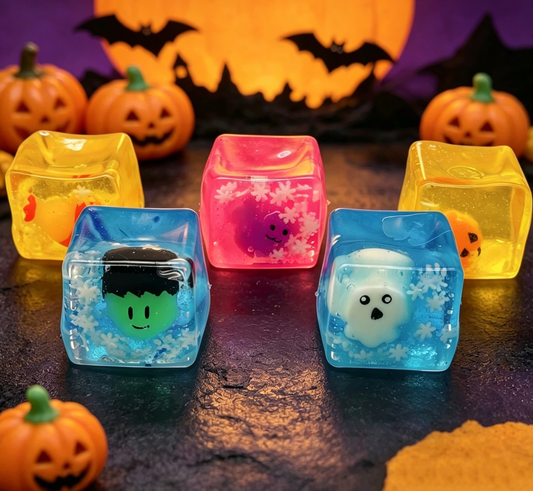 Halloween Funny Ice Cube Squishy Toy