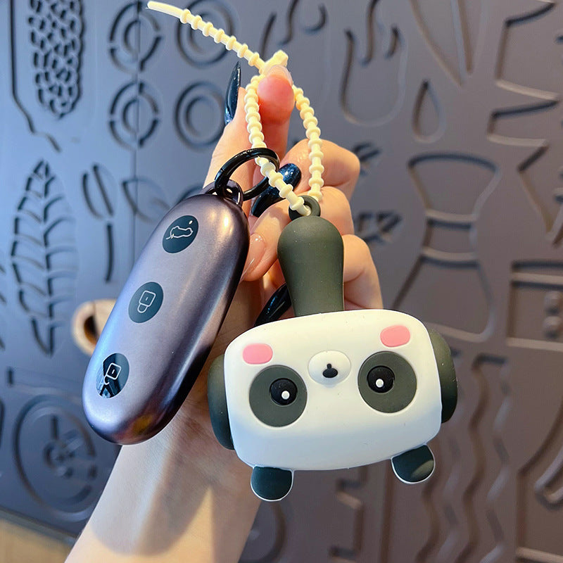 Capybara Panda Shaking Keychain