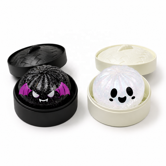 Halloween Glitter Dumpling Squishy Toys