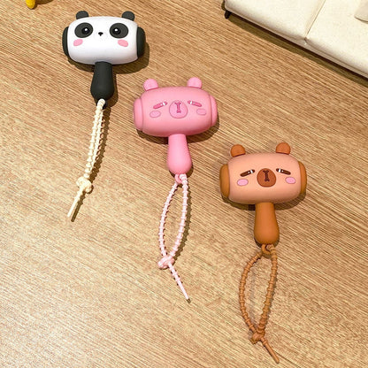 Capybara Panda Shaking Keychain