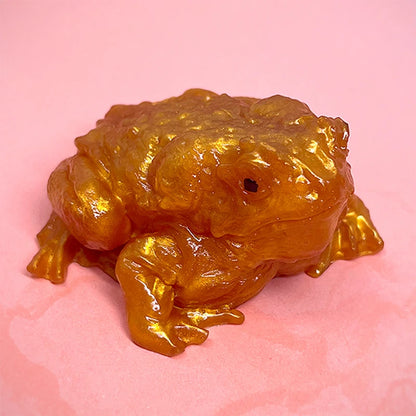 1/2pcs Funny Toad Frog Squishy Toys Stress Relief Prank Toys For Kids Funny Meme Party Birthday Gifts Frog Squeezing Toy