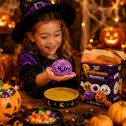5.5cm/10cm Halloween Ghost Dumpling Pressure Squishies Slow Rising Stress Relief Fidget Toy for Kids Adults Anti-Anxiety Gift