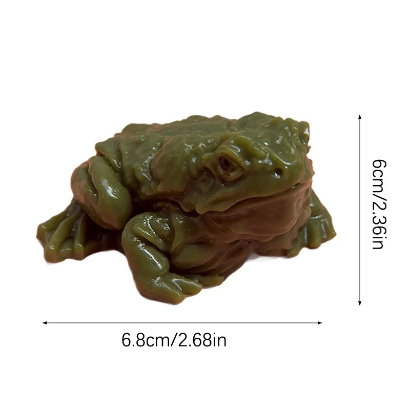 1/2pcs Funny Toad Frog Squishy Toys Stress Relief Prank Toys For Kids Funny Meme Party Birthday Gifts Frog Squeezing Toy