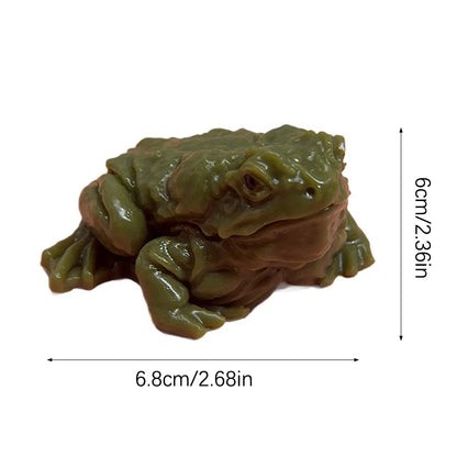 1/2pcs Funny Toad Frog Squishy Toys Stress Relief Prank Toys For Kids Funny Meme Party Birthday Gifts Frog Squeezing Toy