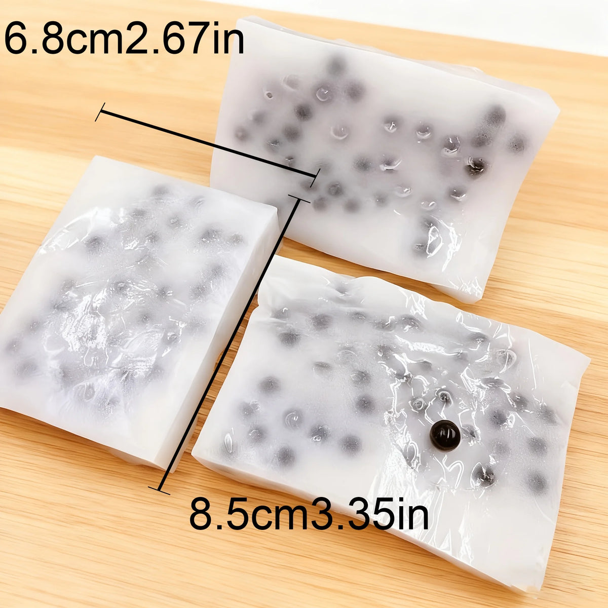 1Pc Stress-Relief Squeeze Toy Tofu Shaped Pop Pimples Creative Novelty Toys Desktop Decoration Halloween Christmas Gifts Decor
