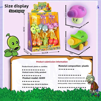 Plant Vs. Zombie Pea Shooter Prank Toys Zombies Blowing Bubbles and Bursting Eyes Decompressing Pinching Toy Prank Toy Idea Gift