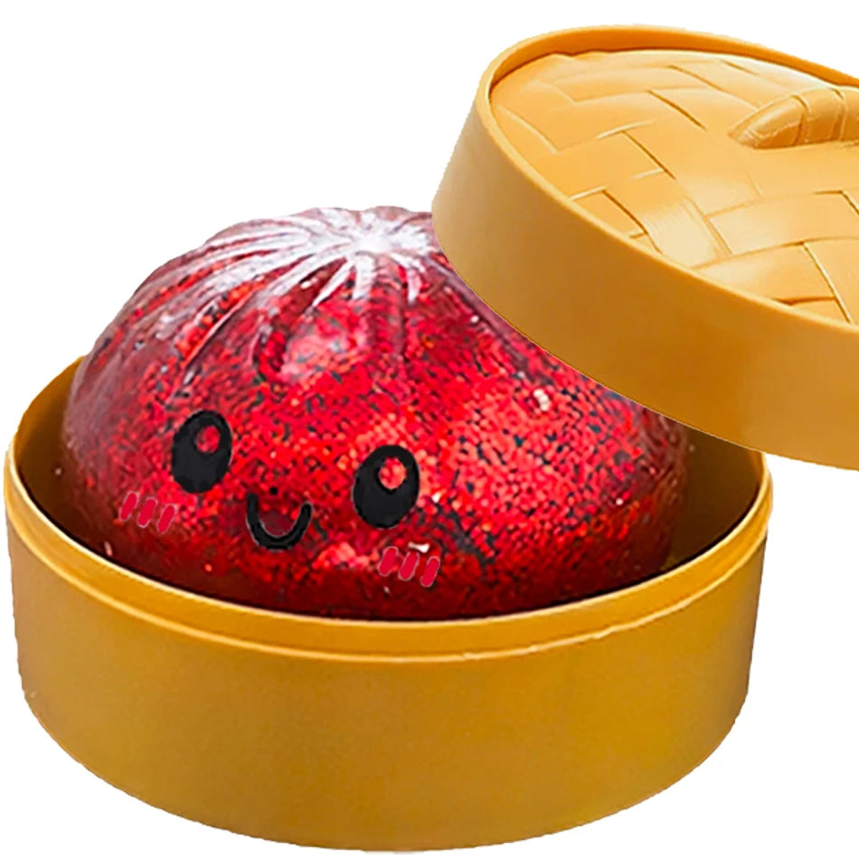 Hot! Dumpling Stress Balls Fidget Sensory Toy Squeeze Dough Ball Stress Relief Toys for Halloween Prank Toys  Gifts wholesale