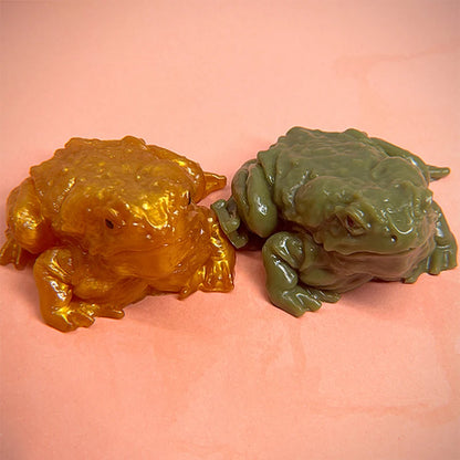 1/2pcs Funny Toad Frog Squishy Toys Stress Relief Prank Toys For Kids Funny Meme Party Birthday Gifts Frog Squeezing Toy